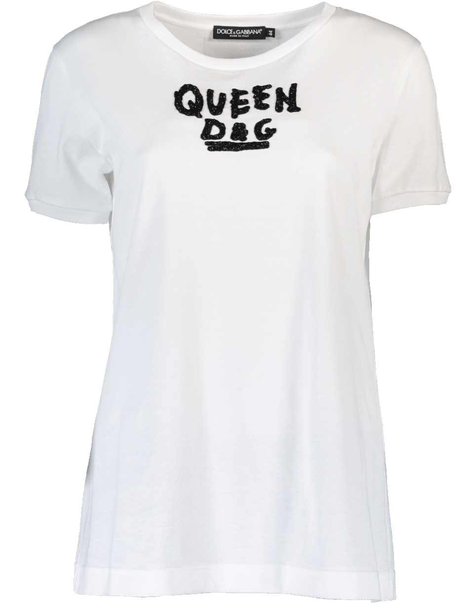 DOLCE & GABBANA-Queen D&G Tee-