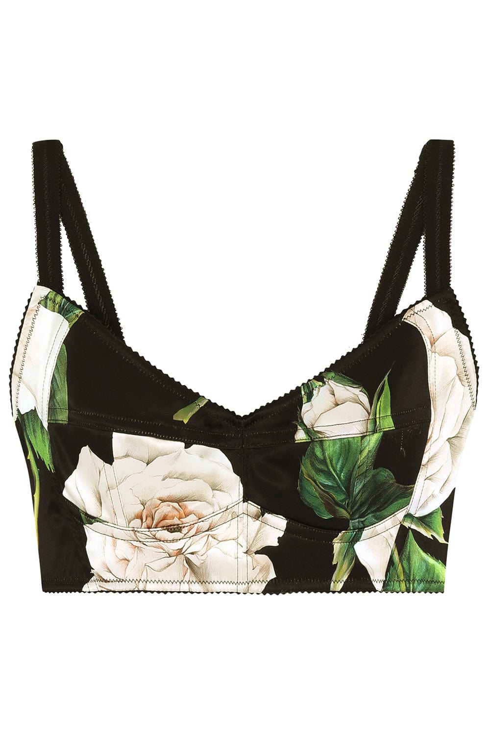 DOLCE & GABBANA-Sweetheart Neck Bralette Top-