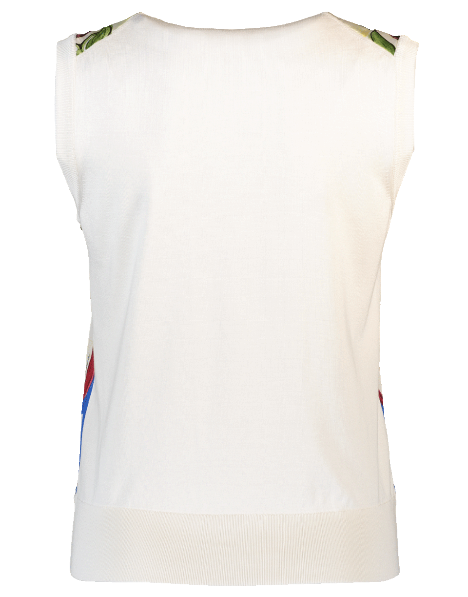 DOLCE & GABBANA-Maiolica Knit Tank-