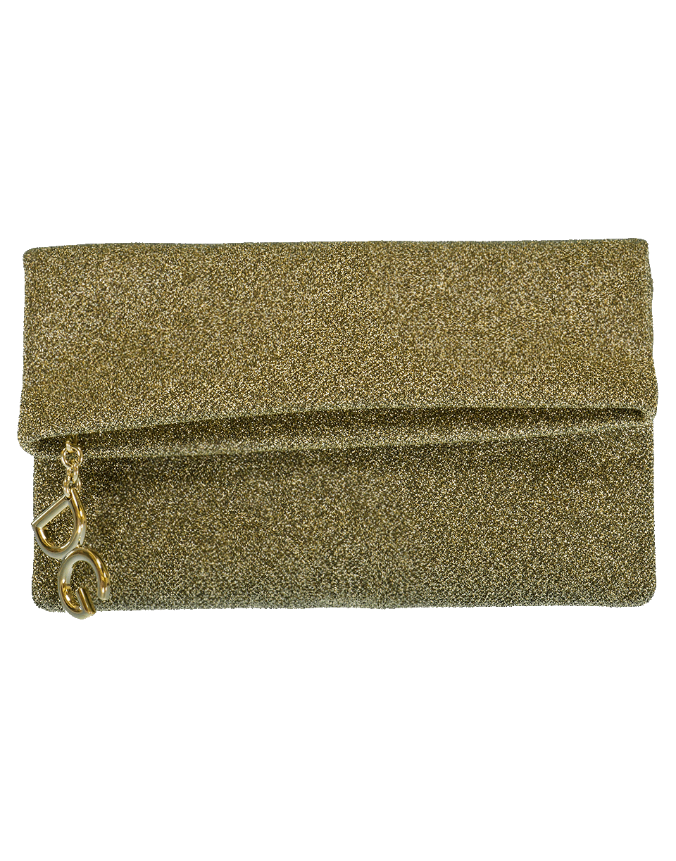 DOLCE & GABBANA-Foldover Clutch-GOLD