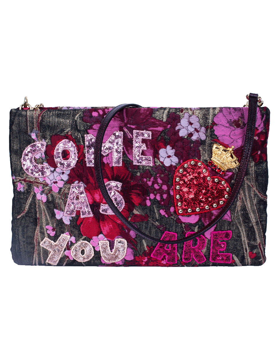 DOLCE & GABBANA-Come As You Are Pouch-RED/GLD