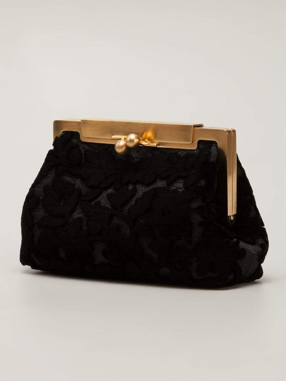 DOLCE & GABBANA-Pouchette With Chain-BLK/BLK