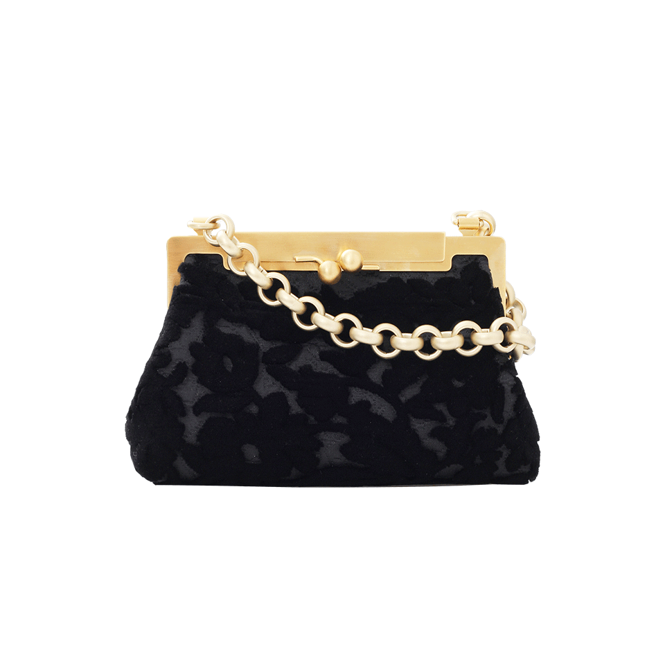 DOLCE & GABBANA-Pouchette With Chain-BLK/BLK