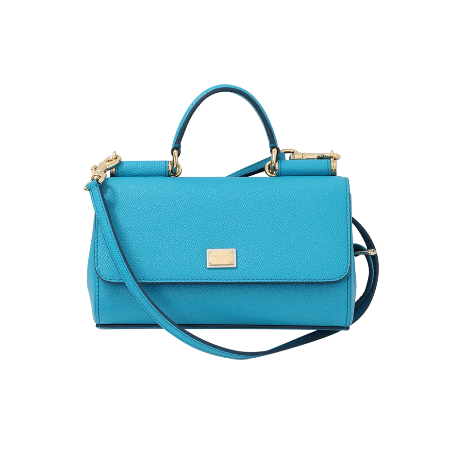 DOLCE & GABBANA-Sicily Jeans Bag-AZZURO