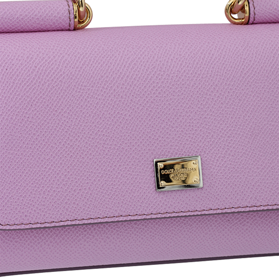 DOLCE & GABBANA-Sicily Jeans Bag-BABY PNK