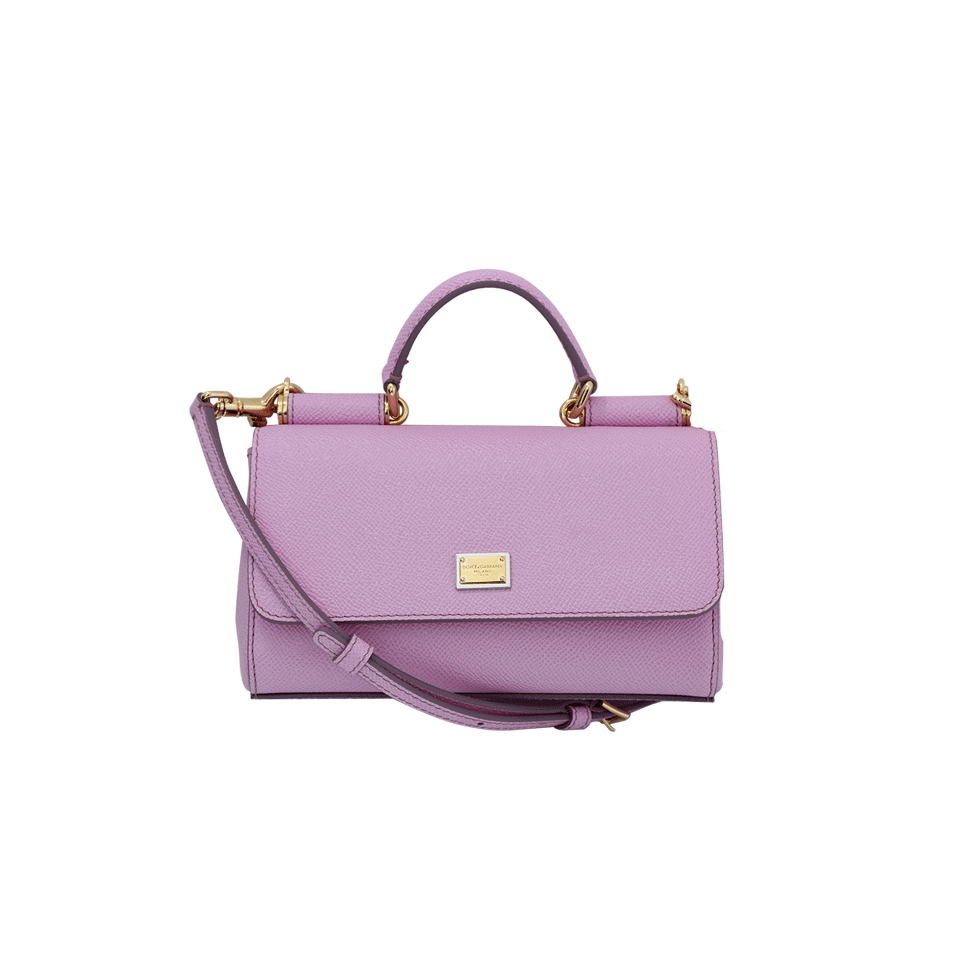 DOLCE & GABBANA-Sicily Jeans Bag-BABY PNK