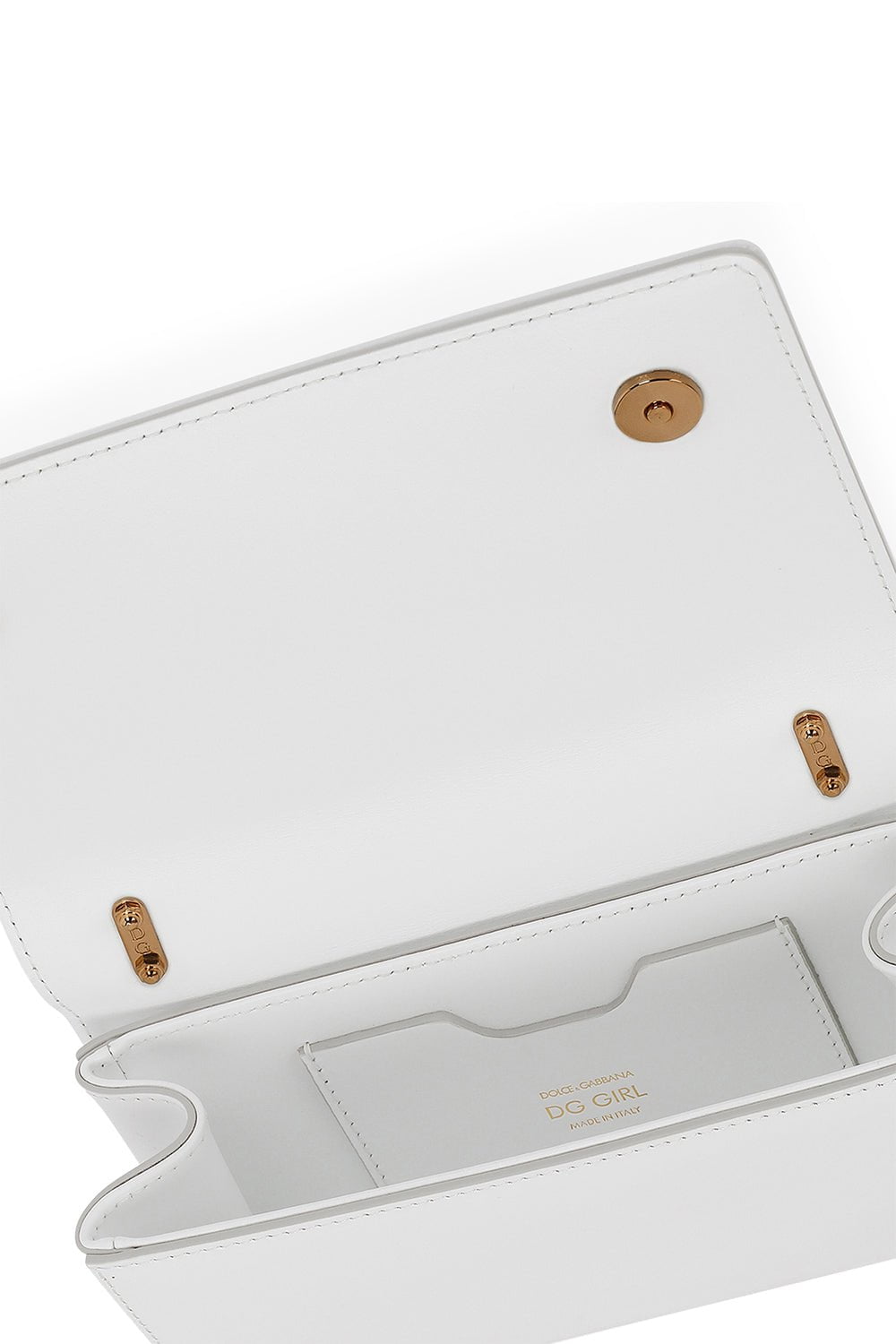 DOLCE & GABBANA-DG Girls Phone Bag - Bianco-BIANCO