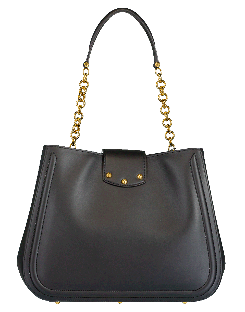 DOLCE & GABBANA-DG Amore Shoulder Bag-BLACK