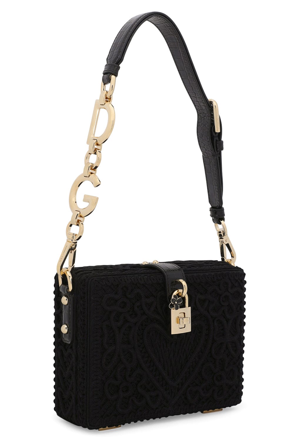 DOLCE & GABBANA-Dolce Box Bag-BLACK