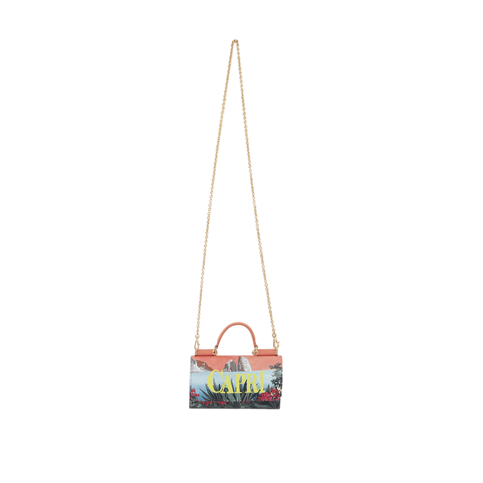 DOLCE & GABBANA-Capri Printed Wallet-CAPRI