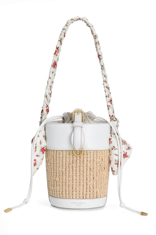 Capri Bucket Bag-CREAM-HANDBAGSHOULDER-DOLCE & GABBANA