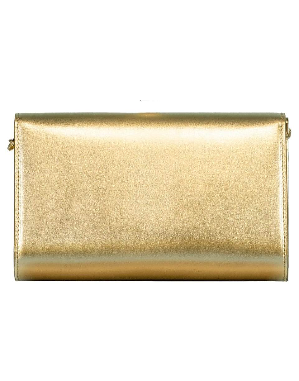 DOLCE & GABBANA-Micro Crossbody Bag-GOLD