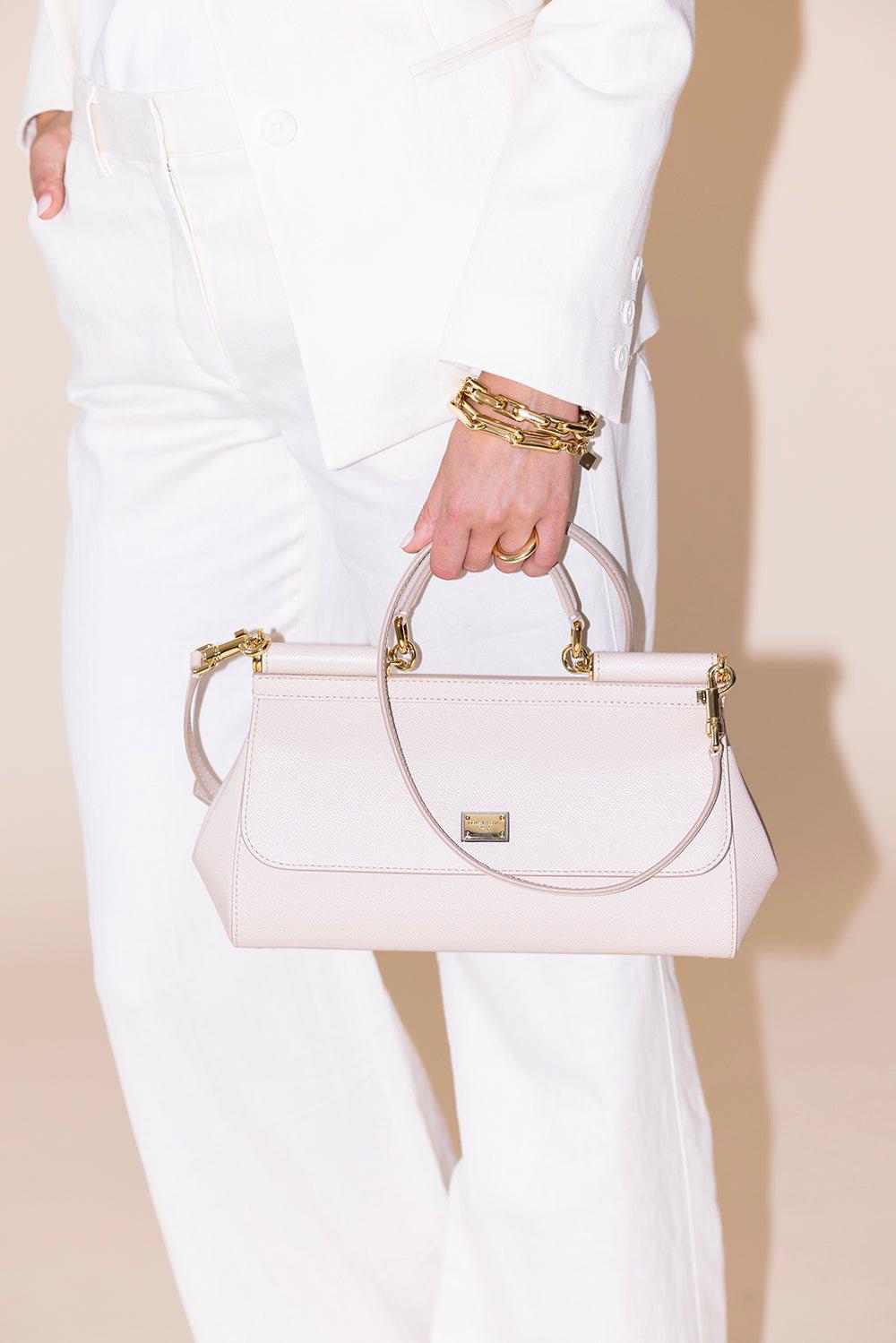 DOLCE & GABBANA-Medium Sicily Bag - Light Pink-LT PINK