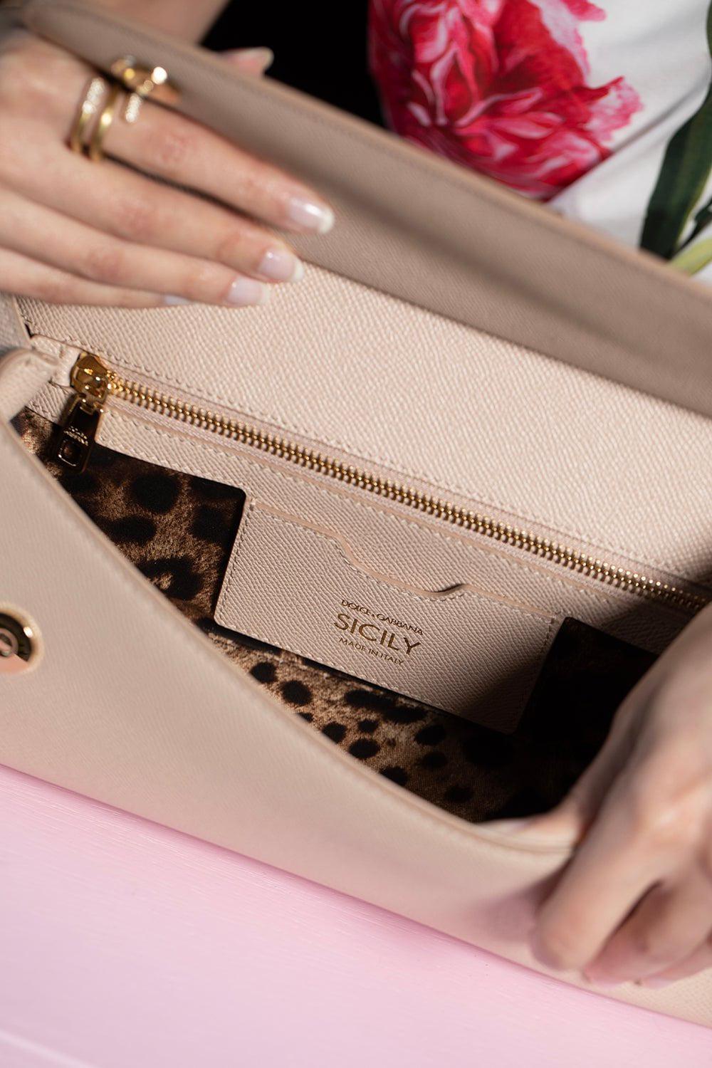 DOLCE & GABBANA-Medium Sicily Bag - Light Pink-LT PINK