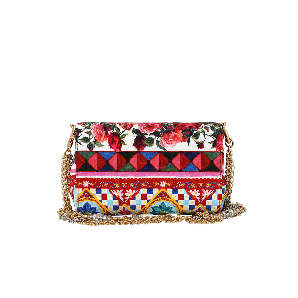 DOLCE & GABBANA-Brocade Maiolica Bag-MAIOLICA