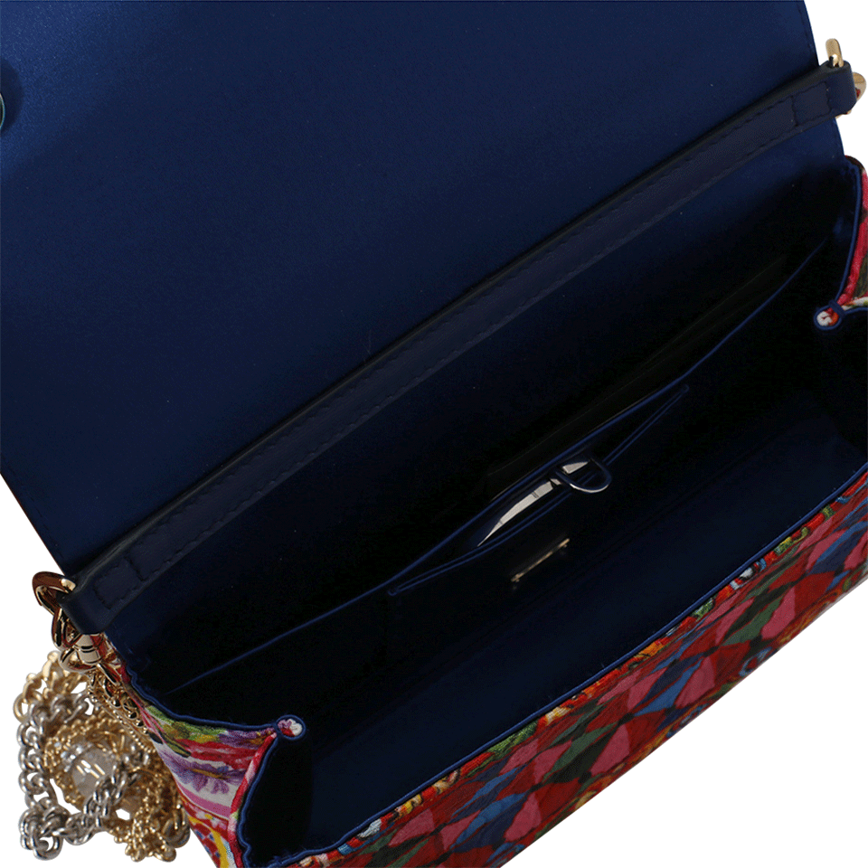 DOLCE & GABBANA-Brocade Maiolica Bag-MAIOLICA