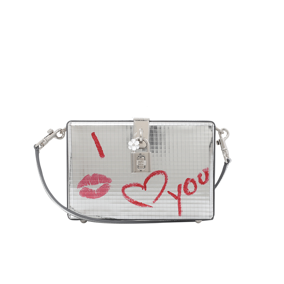 DOLCE & GABBANA-I Love You Box Bag-MULTI