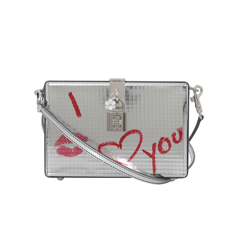 DOLCE & GABBANA-I Love You Box Bag-MULTI