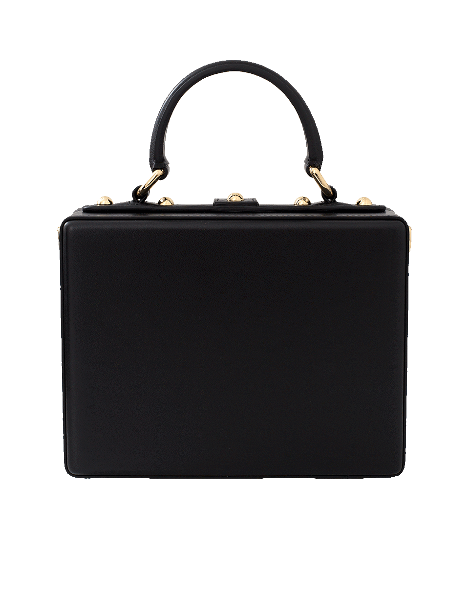 DOLCE & GABBANA-Quilted Box Bag-NERO