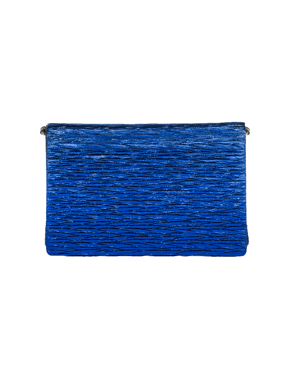 DOLCE & GABBANA-Lamé Plisse Evening Bag-OCEANO
