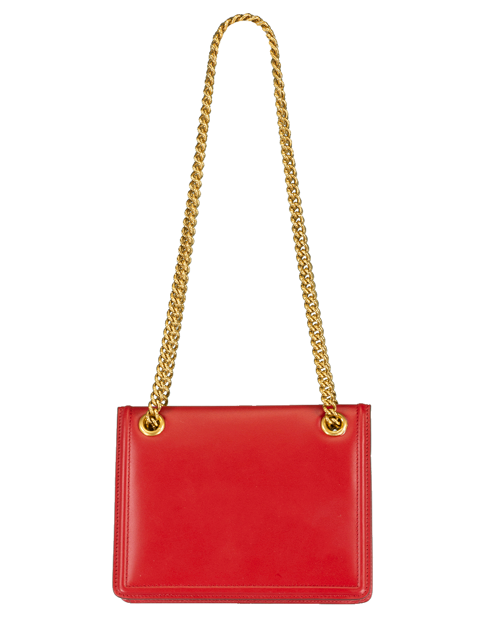 DOLCE & GABBANA-Red Devotion Envelope Crossbody-RED