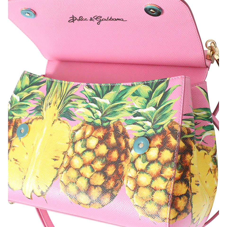 DOLCE & GABBANA-Pineapple Print Miss Sicily-ROSA