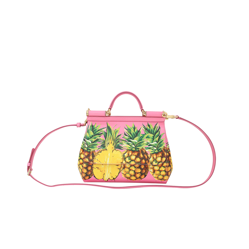 DOLCE & GABBANA-Pineapple Print Miss Sicily-ROSA