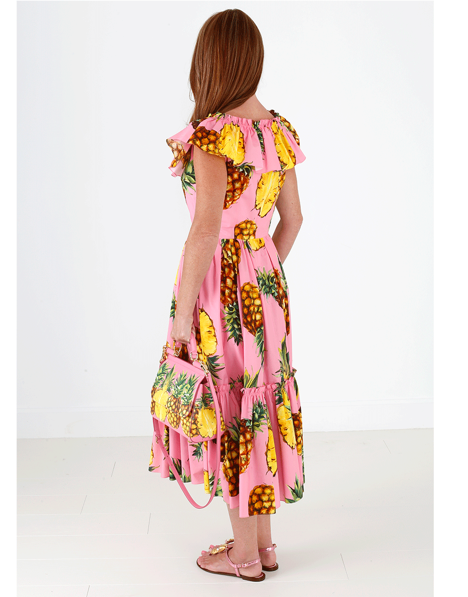 DOLCE & GABBANA-Pineapple Print Miss Sicily-ROSA