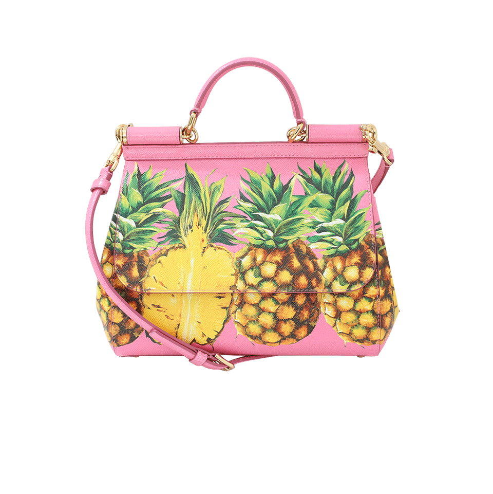DOLCE & GABBANA-Pineapple Print Miss Sicily-ROSA