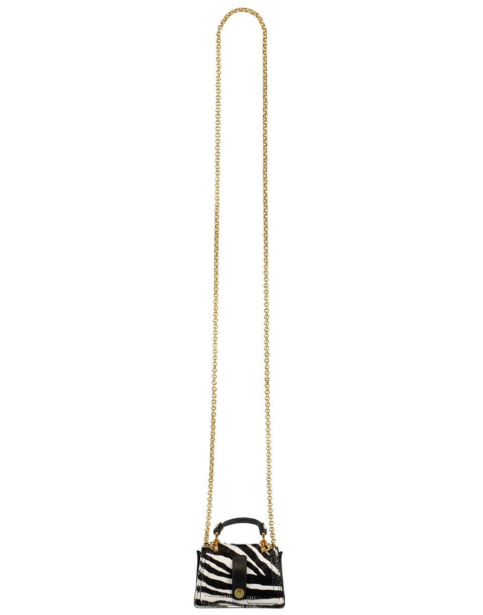DOLCE & GABBANA-D&G Crossbody Microbag-WHT/BLK