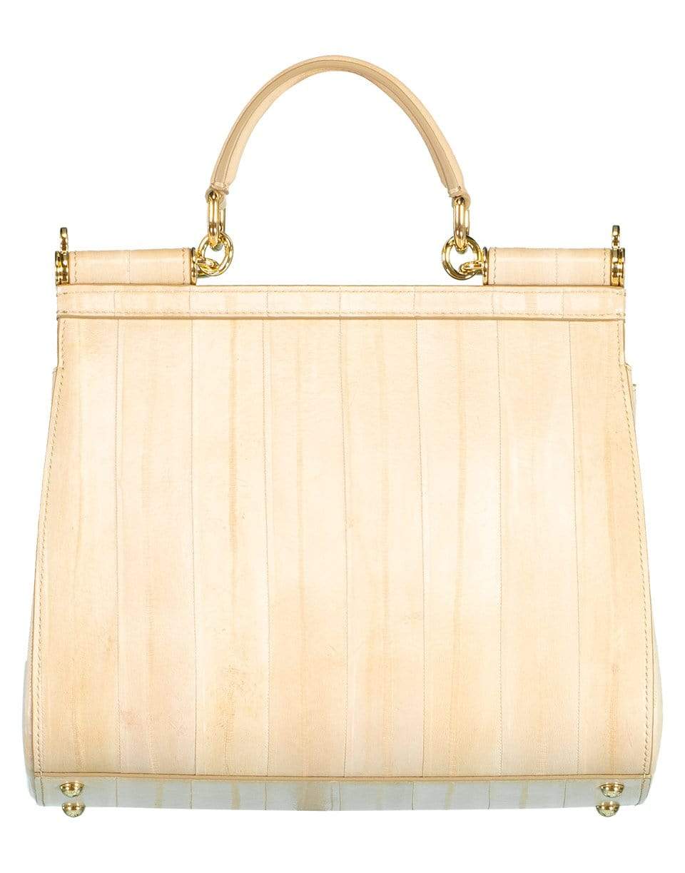 DOLCE & GABBANA-Beige Sicily Top Handle Bag-BEIGE