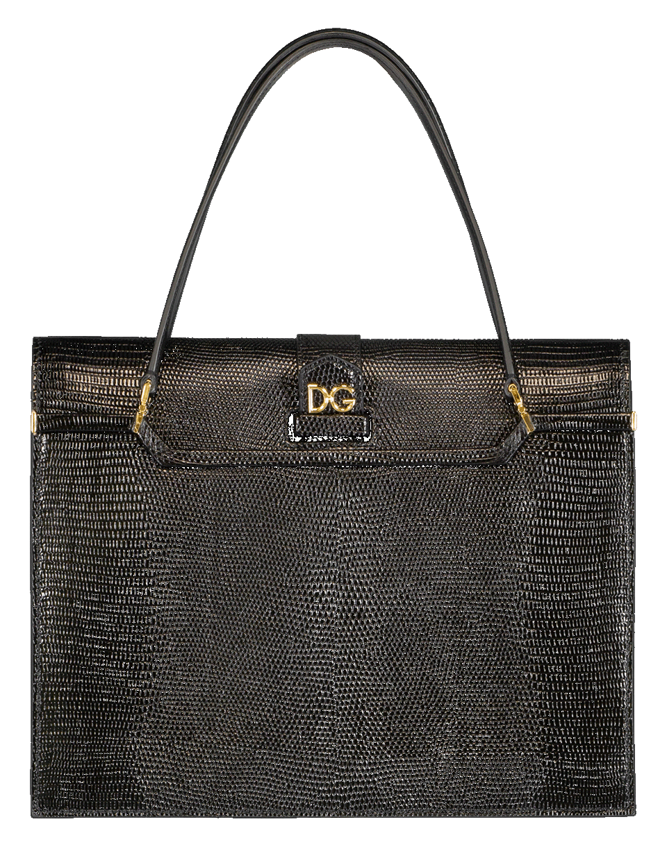 DOLCE & GABBANA-Ingrid Top Handle Shoulder Bag-BLACK