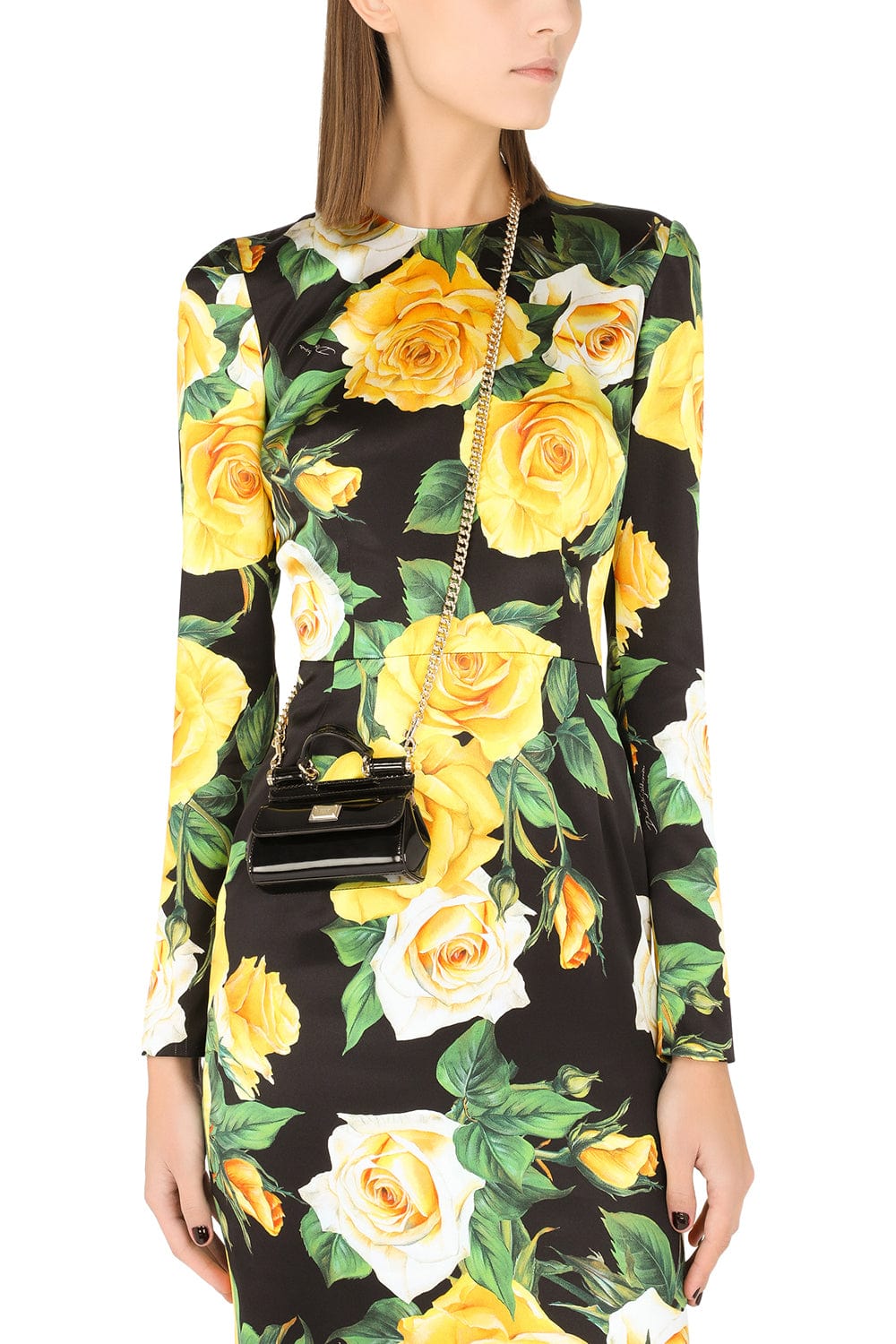 DOLCE & GABBANA-Mini Sicily Bag-BLACK