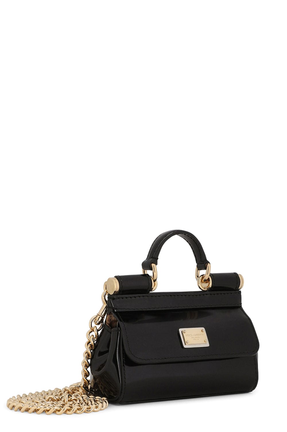 DOLCE & GABBANA-Mini Sicily Bag-BLACK