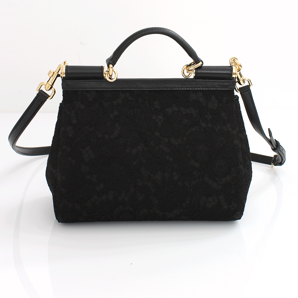 DOLCE & GABBANA-Miss Sicily Top Handle Bag-BLACK