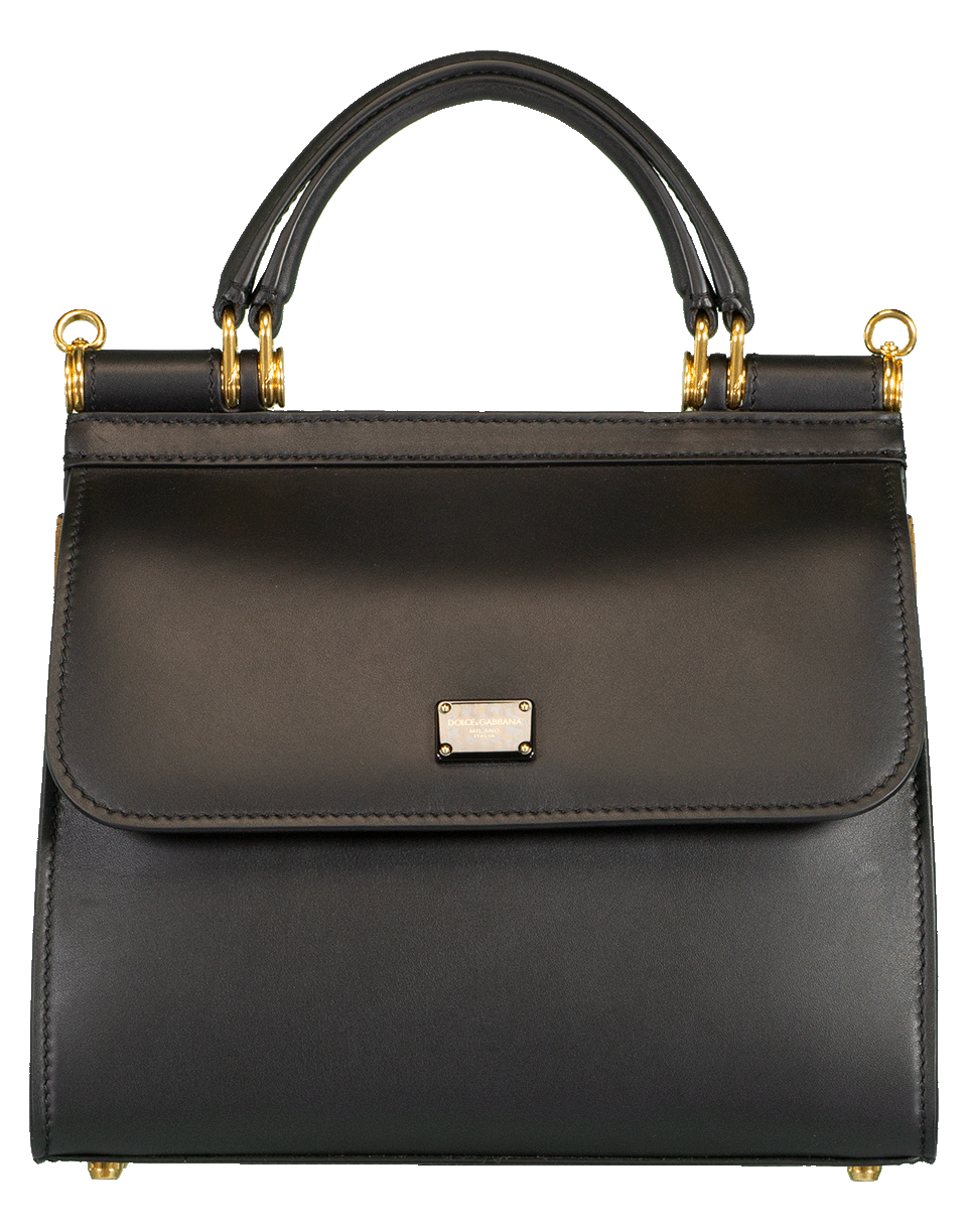 DOLCE & GABBANA-Sicily Top Handle Bag-BLACK