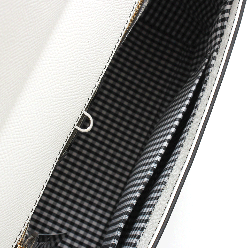DOLCE & GABBANA-Miss Sicily Dot Bag-BLK/WHT