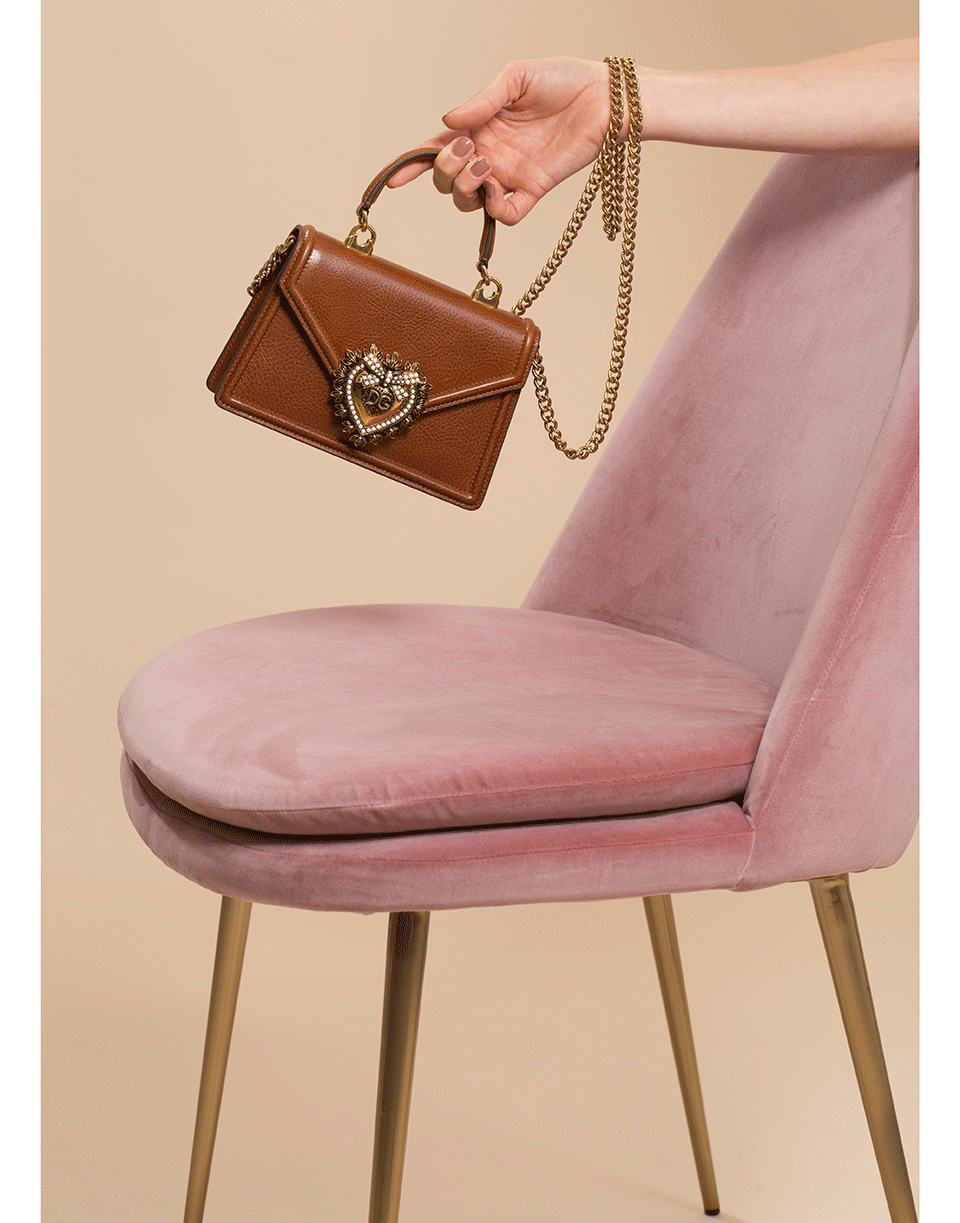 DOLCE & GABBANA-Desert Mini Devotion Bag-DESERT