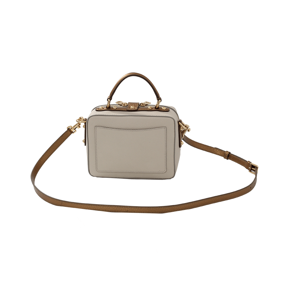 DOLCE & GABBANA-Cameo Box Bag-ECRU