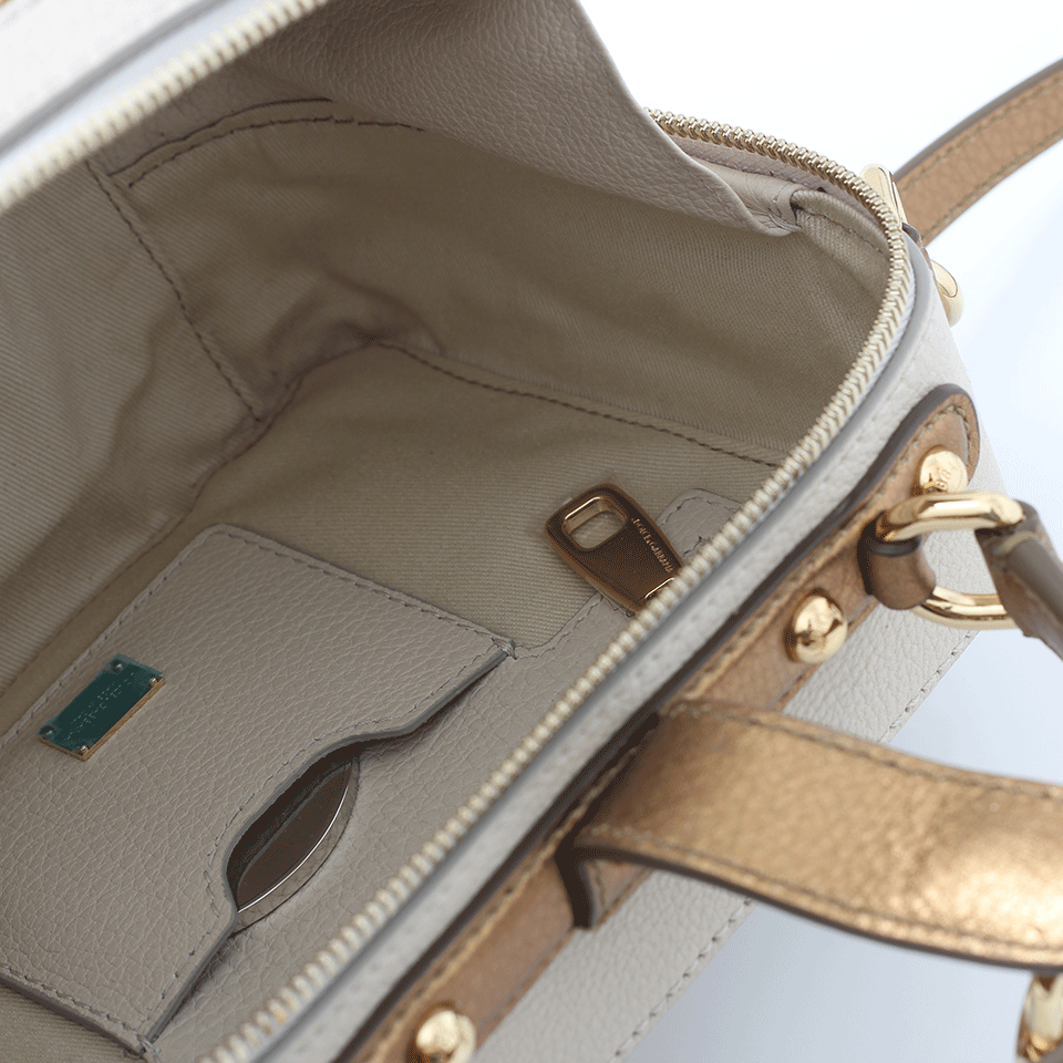 DOLCE & GABBANA-Cameo Box Bag-ECRU