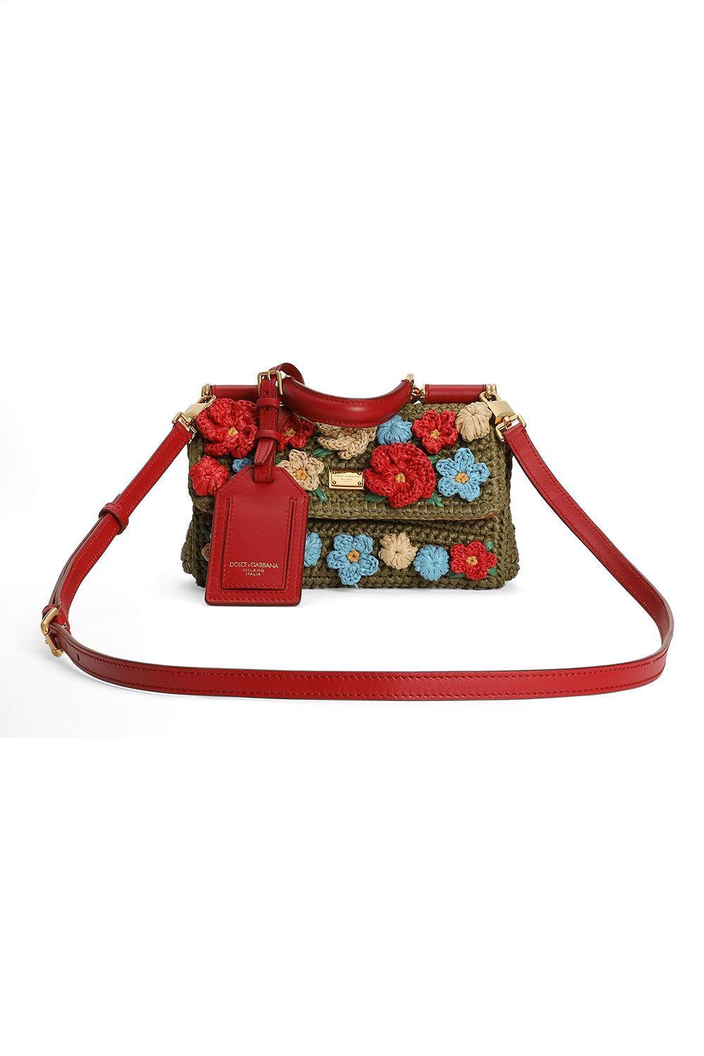 My Sicily Handbag - Green Multi-FLORAL-HANDBAGTOP HANDLE-DOLCE & GABBANA