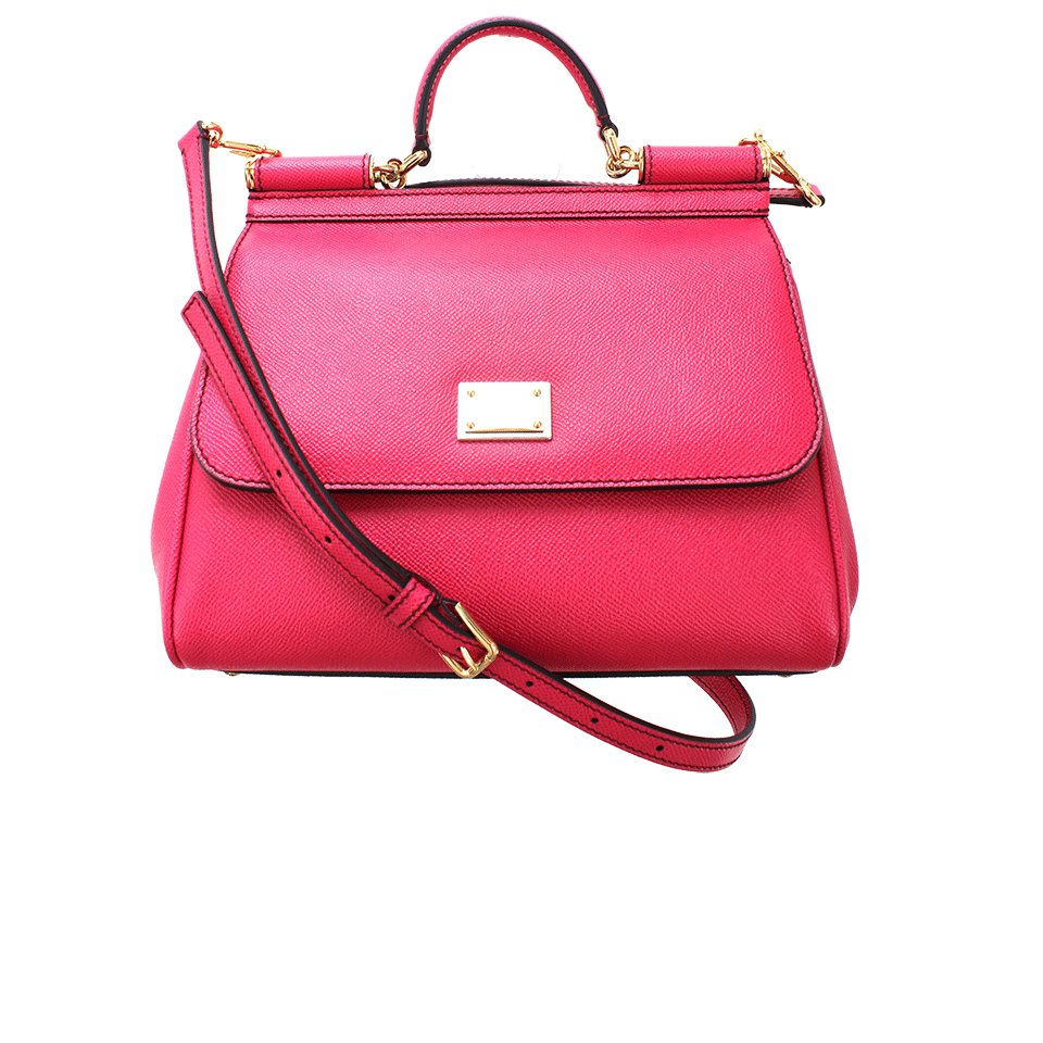 DOLCE & GABBANA-Miss Siscily Top Handle Bag-FUCHSIA