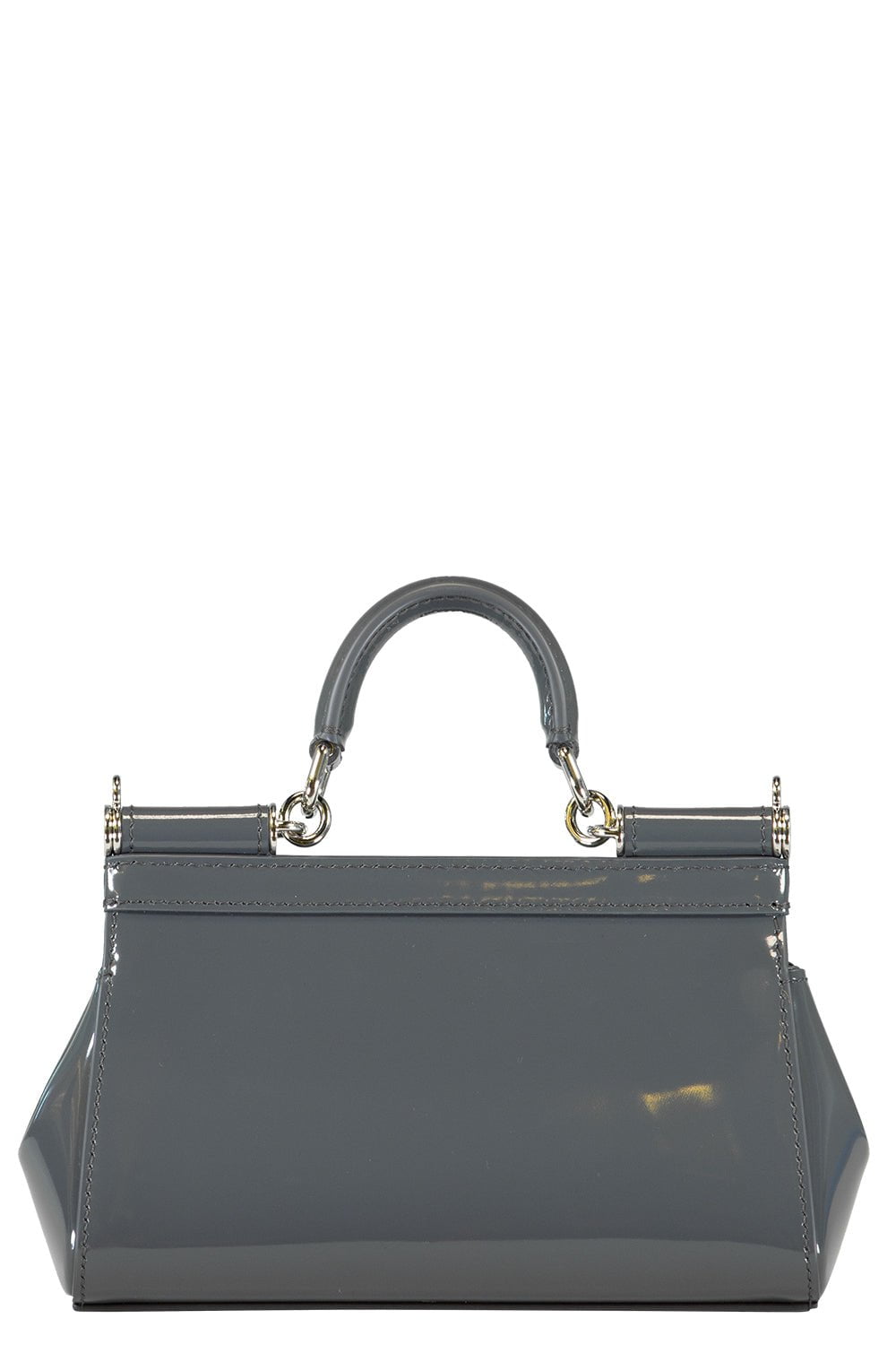 DOLCE & GABBANA-Small Sicily Bag - Grey-GREY