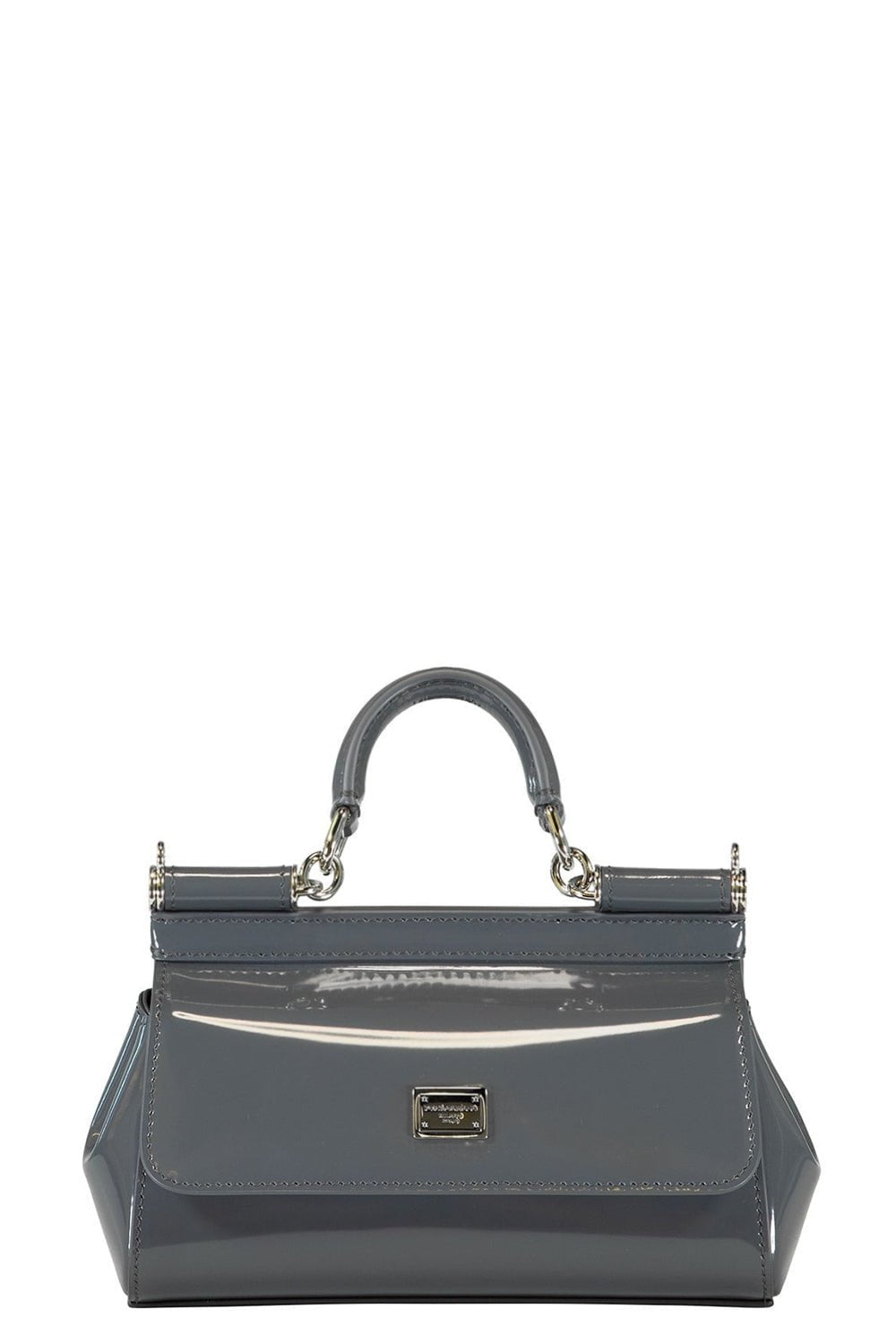 DOLCE & GABBANA-Small Sicily Bag - Grey-GREY
