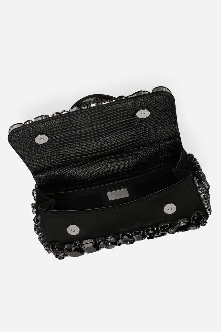 DOLCE & GABBANA-Small Sicily Bag - Jet Black-JET