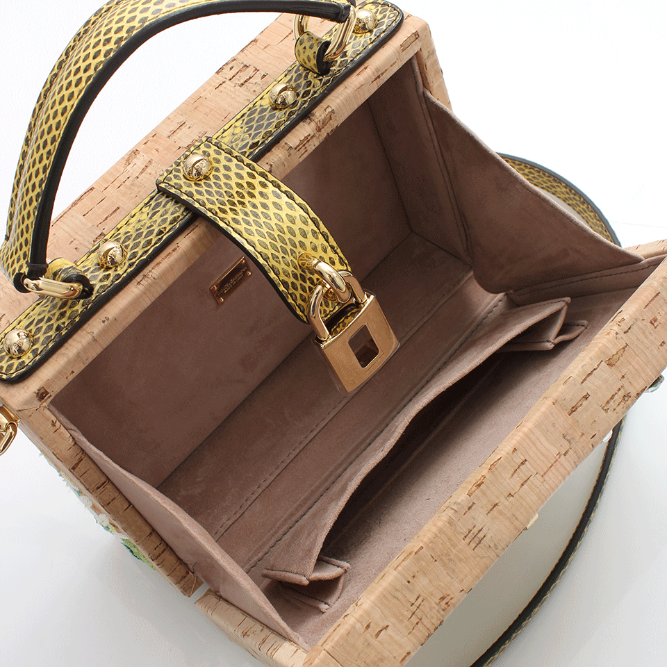 DOLCE & GABBANA-Dolce Box Bag-LEMON