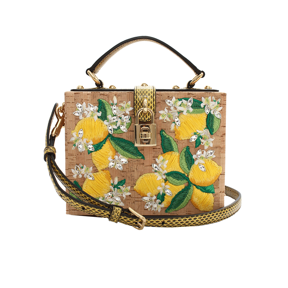 DOLCE & GABBANA-Dolce Box Bag-LEMON