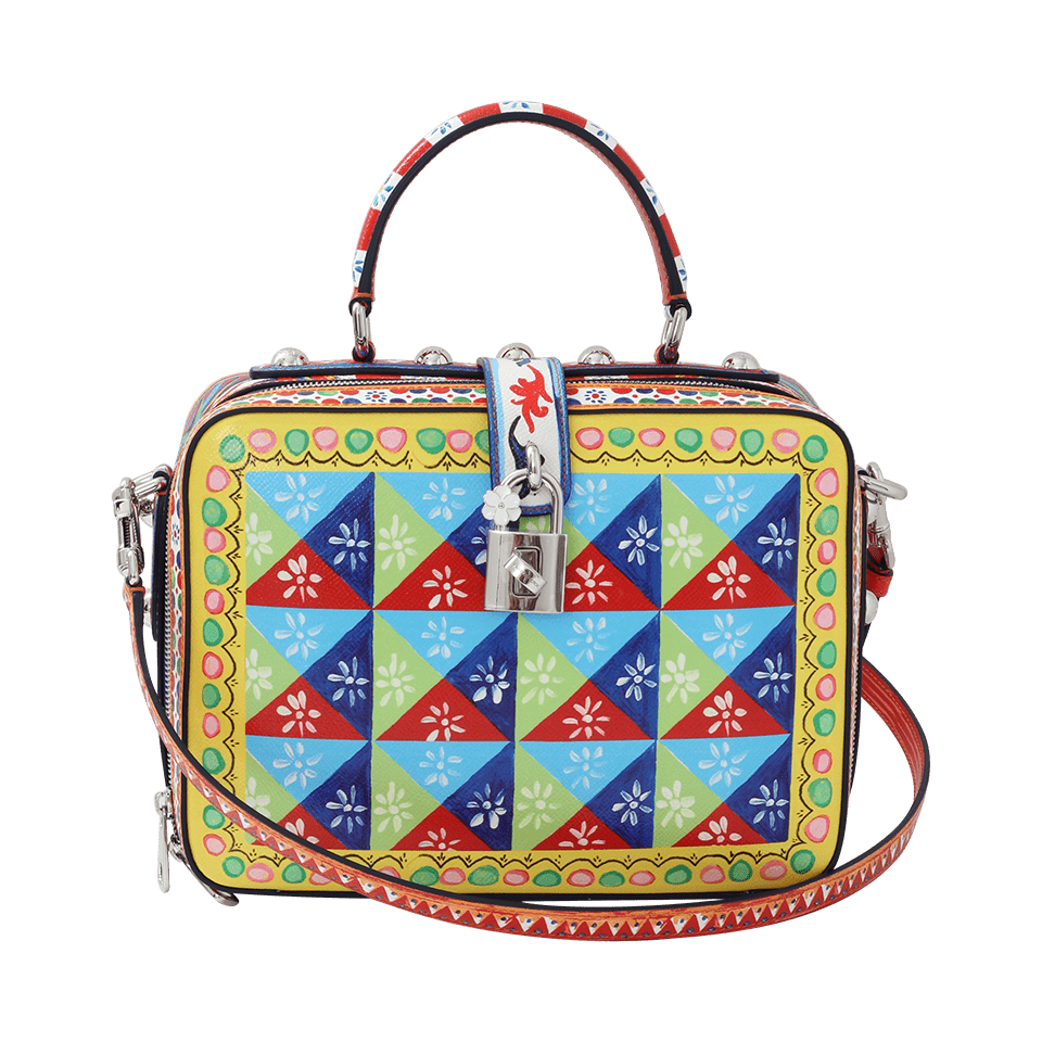 DOLCE & GABBANA-Diamond Maiolica Bag-MAIOLICA