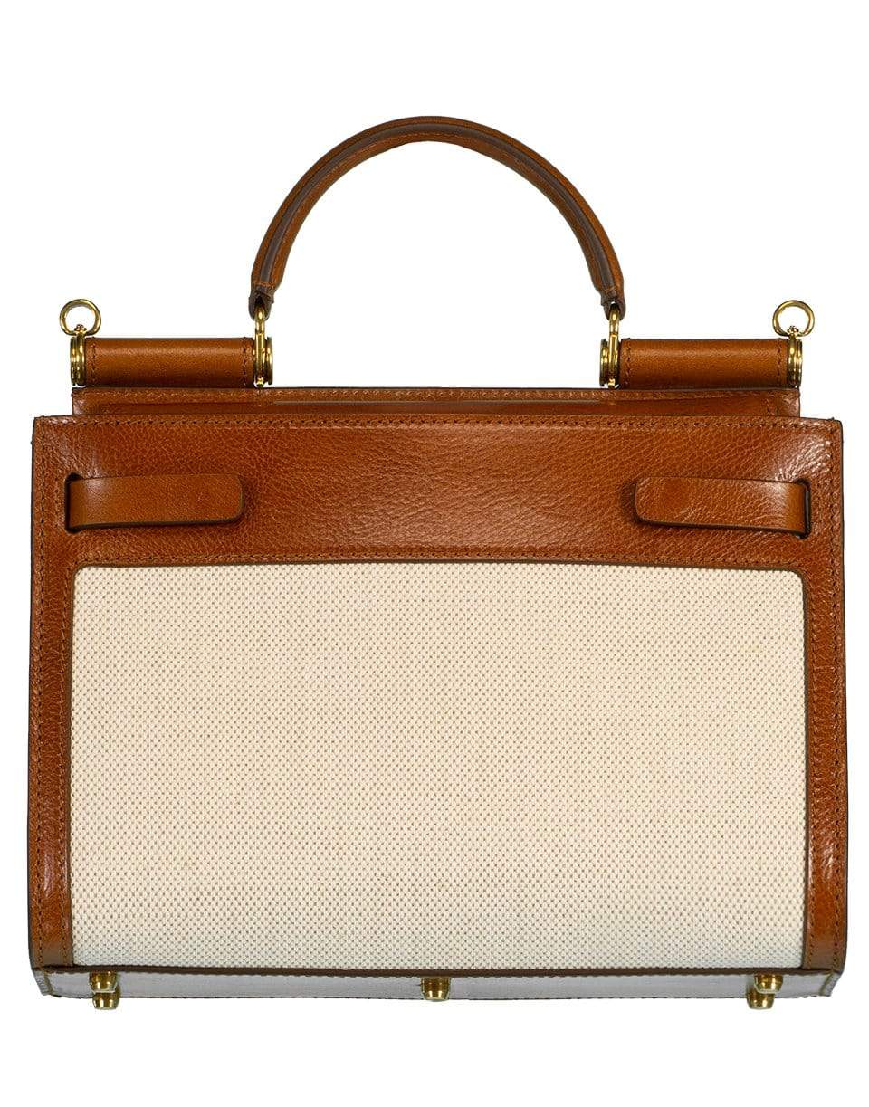 DOLCE & GABBANA-Small Sicily 62 Bag-NATURAL