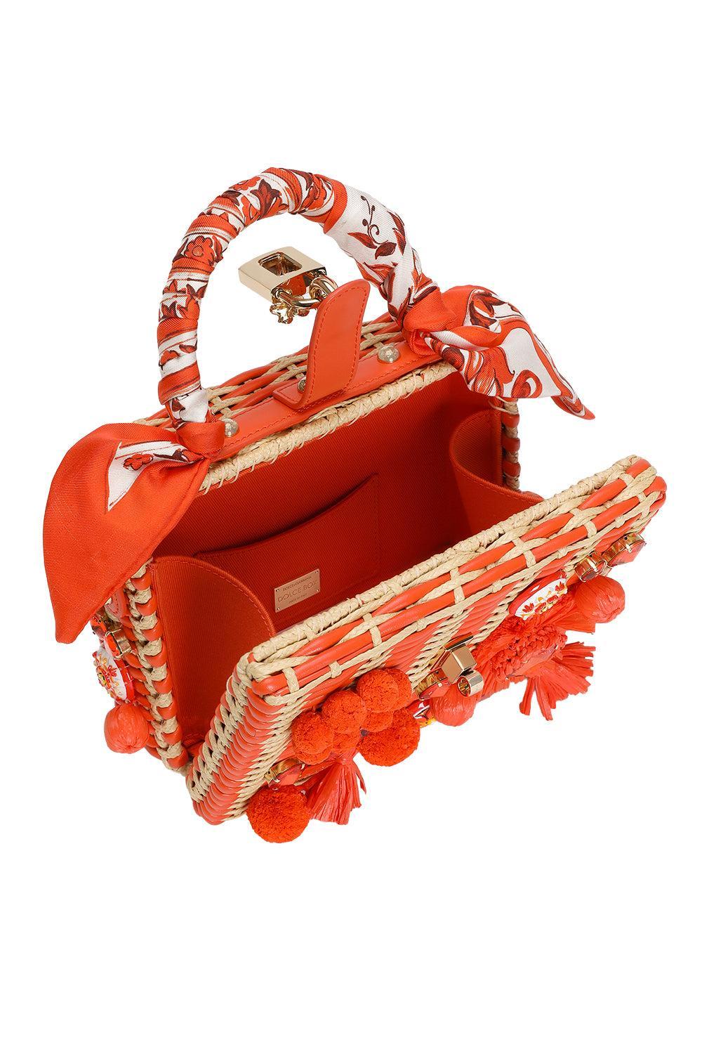 Dolce Box Bag - Maiolica Orange-ORANGE-HANDBAGTOP HANDLE-DOLCE & GABBANA